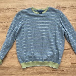 Joseph & Lyman 100% Cashmere Multicolored Sweater Size Large